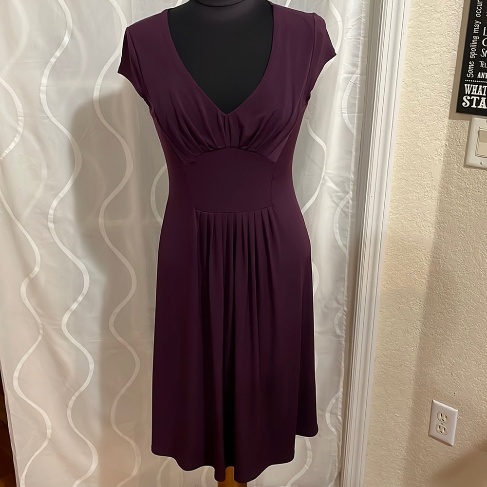 Bisou Bisou Purple Dress, Size 8